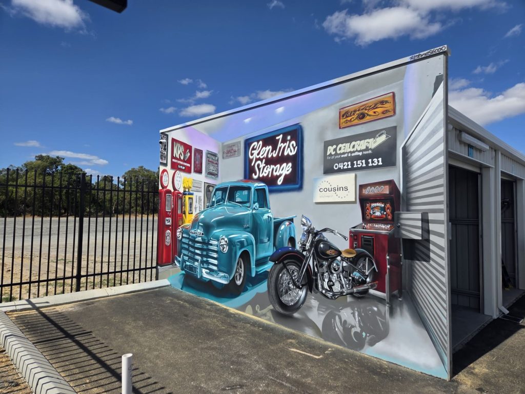 commercial self storage shed mural busselton wa 01