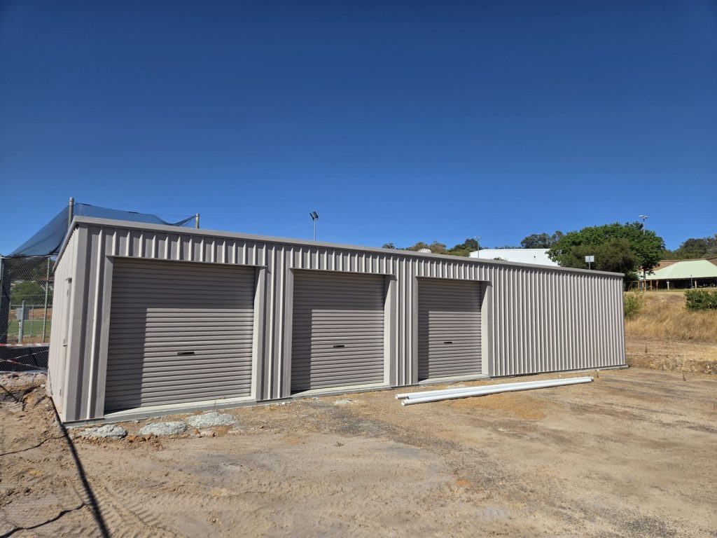 commercial shed three roller doors south west wa