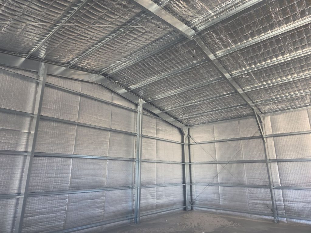 farm machinery shed interior insulated south west wa