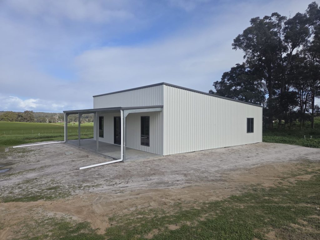 rural lifestyle shed with verandah south west wa 1
