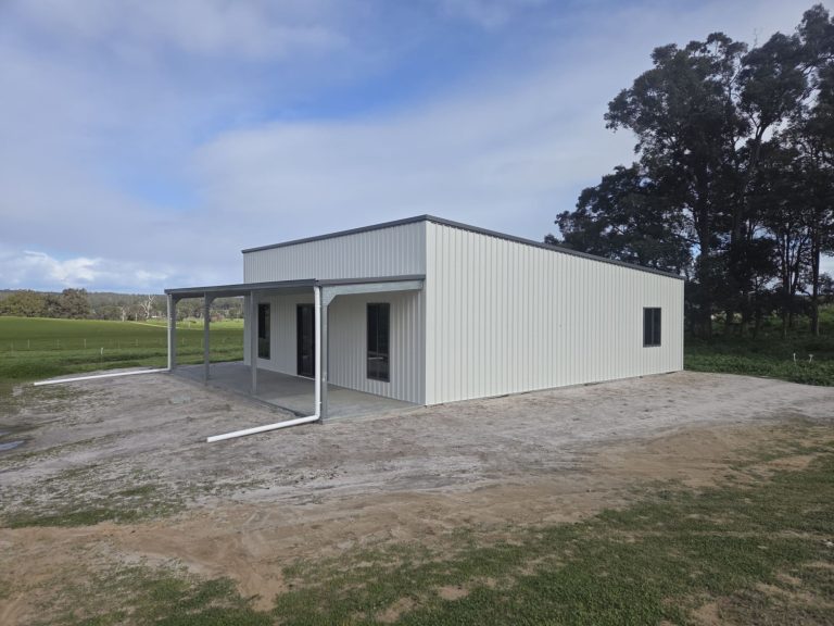 rural lifestyle shed with verandah south west wa 1