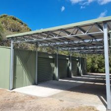 Green Metal Agricultural Shed in South West Western Australia