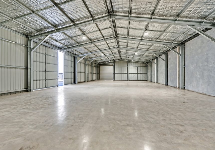 Inside view of Industrial Shed